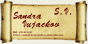 Sandra Vujackov vizit kartica